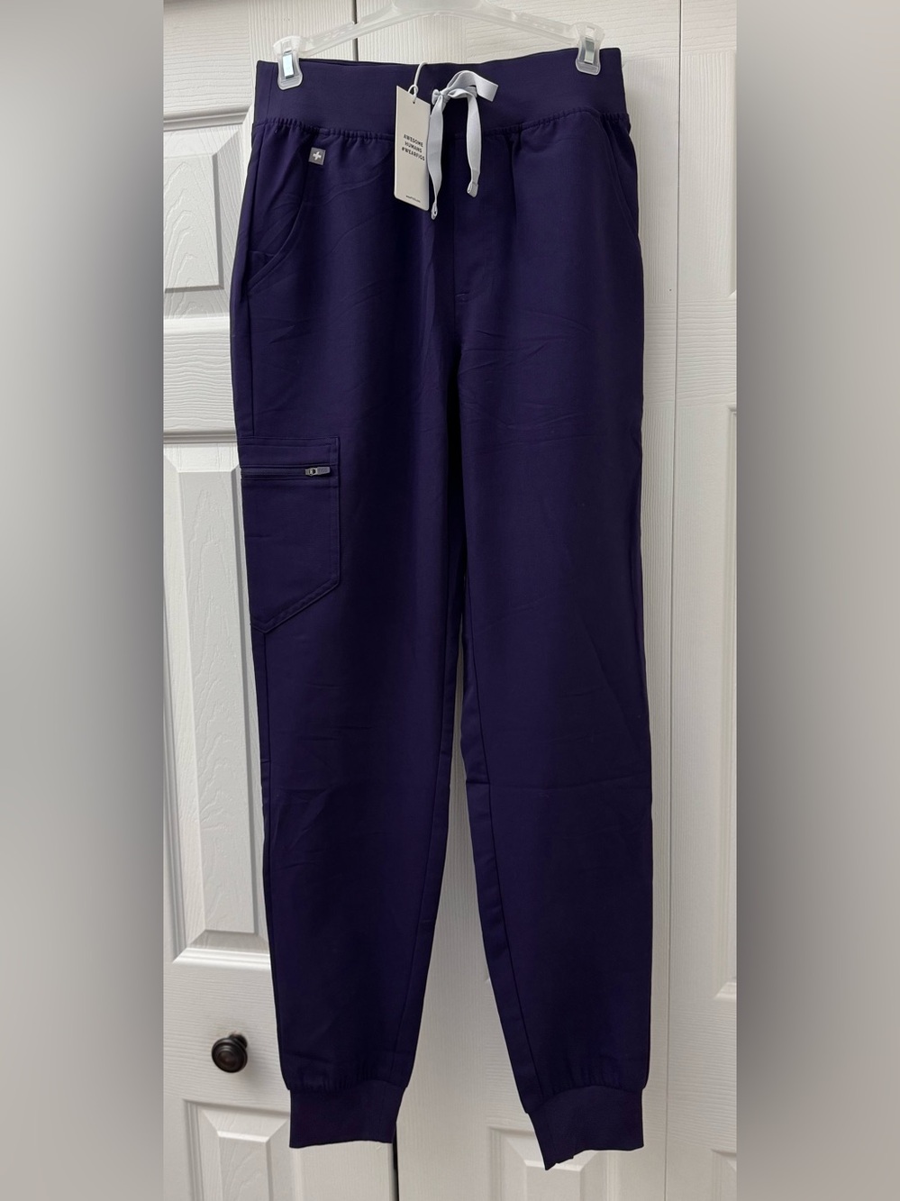 Figs Women’s XSmall Tall High Waisted Purple Zamora Scrub Pant Brand New